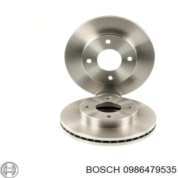 0986479535 Bosch disco do freio dianteiro