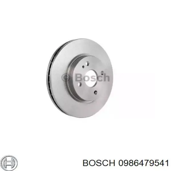 Передние тормозные диски 0986479541 Bosch