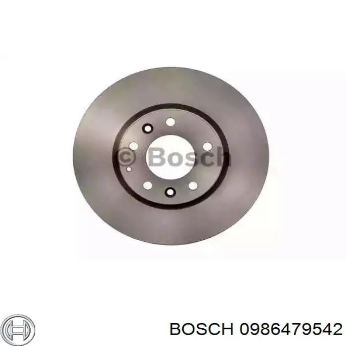 0986479542 Bosch диск тормозной передний