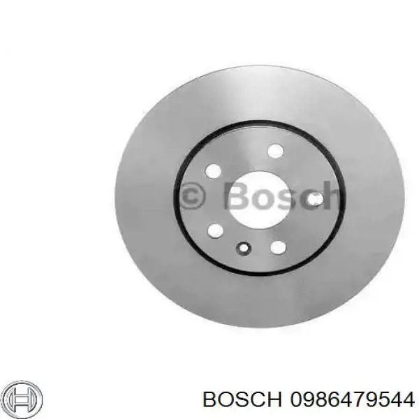 0986479544 Bosch диск тормозной передний