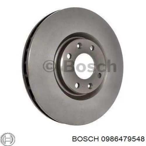 0986479548 Bosch тормозные диски