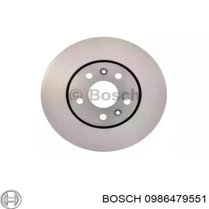 0986479551 Bosch диск тормозной передний