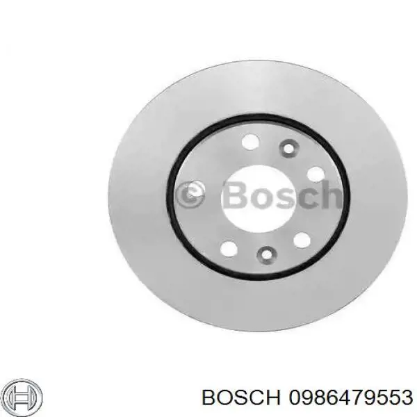 0986479553 Bosch диск тормозной передний
