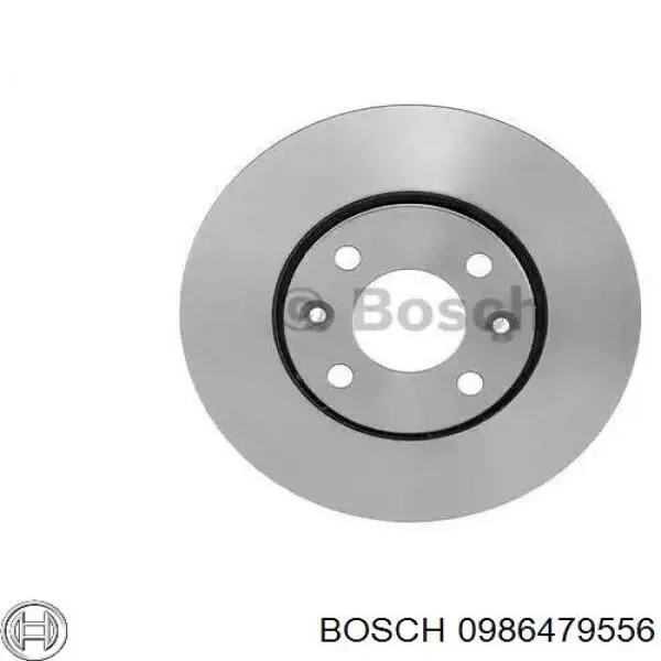 0986479556 Bosch диск тормозной передний