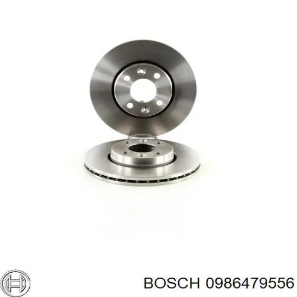 Freno de disco delantero 0986479556 Bosch