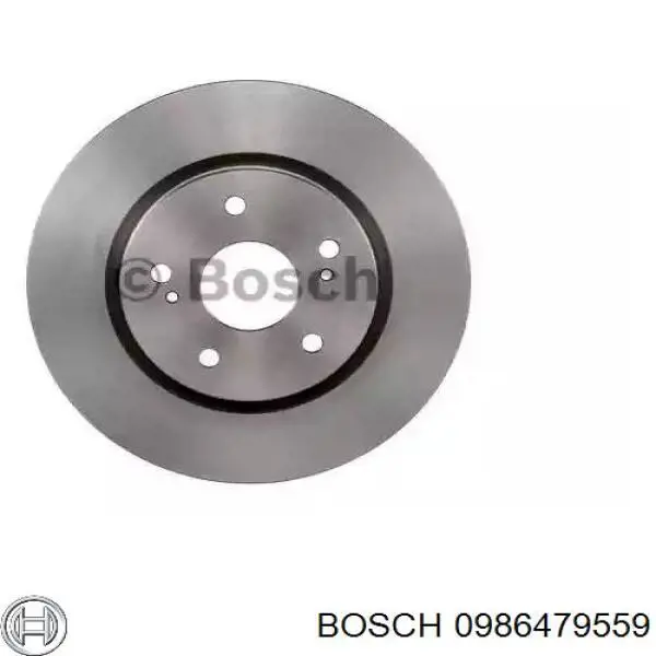 Передние тормозные диски 0986479559 Bosch