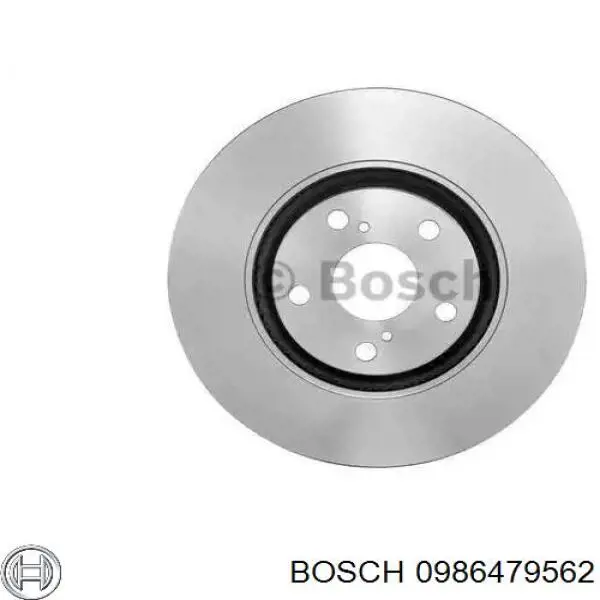 Передние тормозные диски 0986479562 Bosch