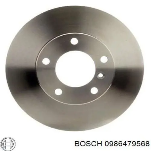 Передние тормозные диски 0986479568 Bosch