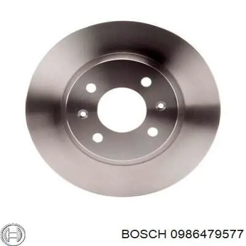 Передние тормозные диски 0986479577 Bosch