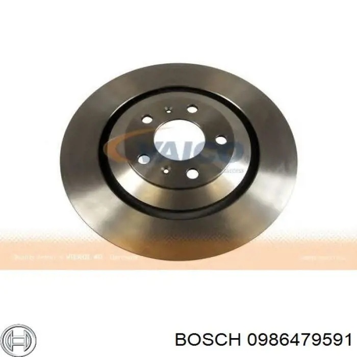 Тормозные диски 0986479591 Bosch