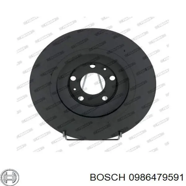 Тормозные диски 0986479591 Bosch