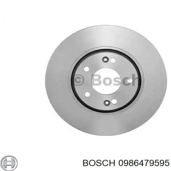 0986479595 Bosch диск тормозной передний
