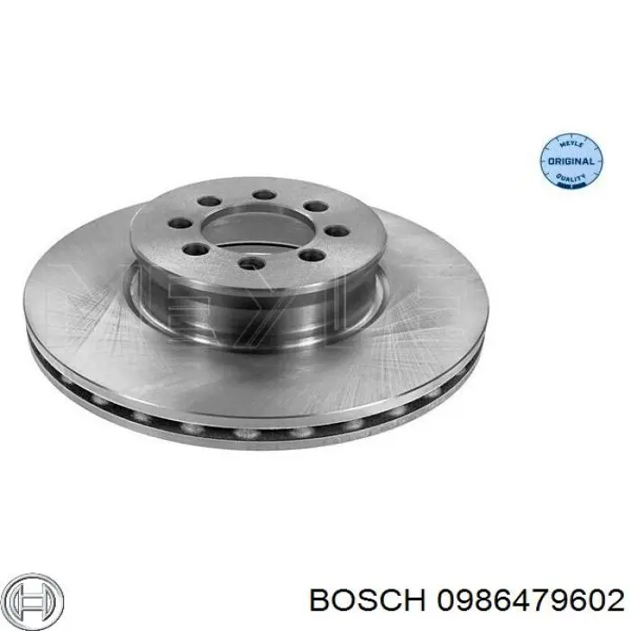Тормоз дисковый передний Bosch 0986479602 цена, от 53.79 USD