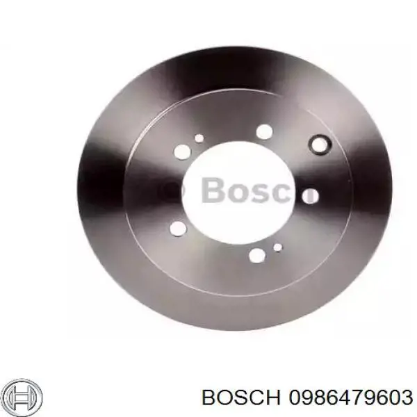 0986479603 Bosch диск тормозной задний