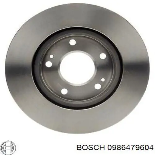 Передние тормозные диски 0986479604 Bosch