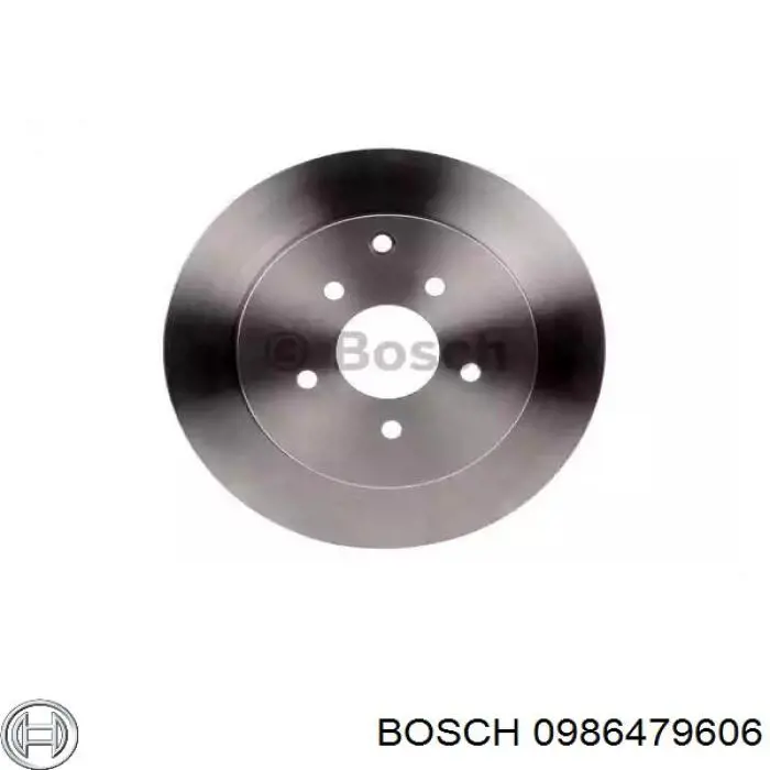 Тормозные диски 0986479606 Bosch