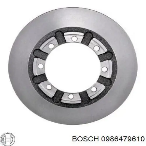 0 986 479 610 Bosch диск тормозной задний