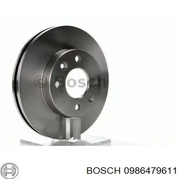 Передние тормозные диски 0986479611 Bosch
