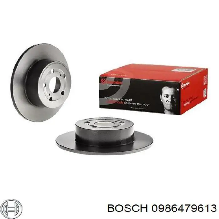 Тормозные диски 0986479613 Bosch