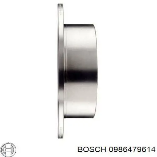 Тормозные диски 0986479614 Bosch