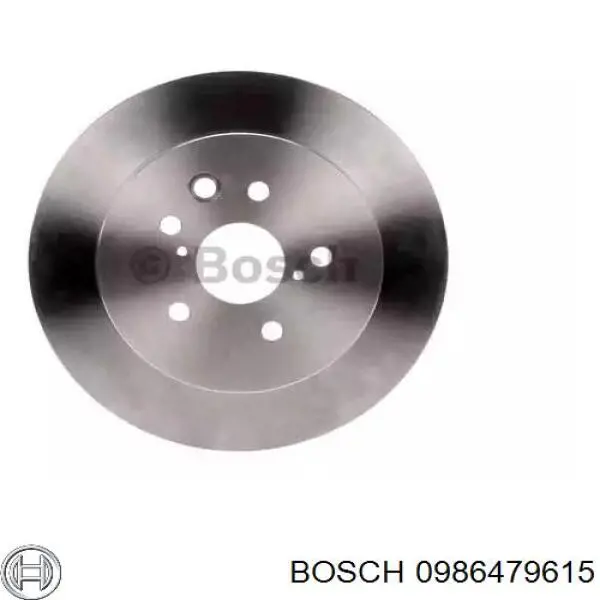 Тормозные диски 0986479615 Bosch