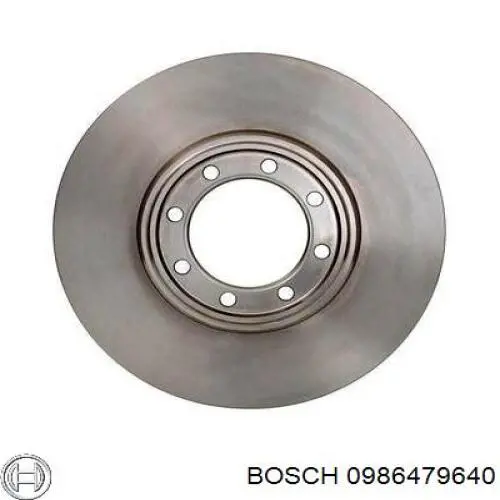 0 986 479 640 Bosch диск тормозной задний