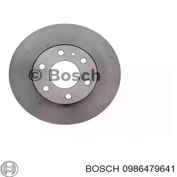 0986479641 Bosch диск тормозной передний