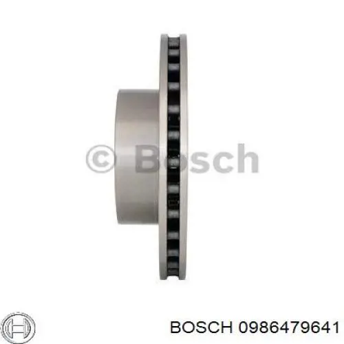 Freno de disco delantero 0986479641 Bosch