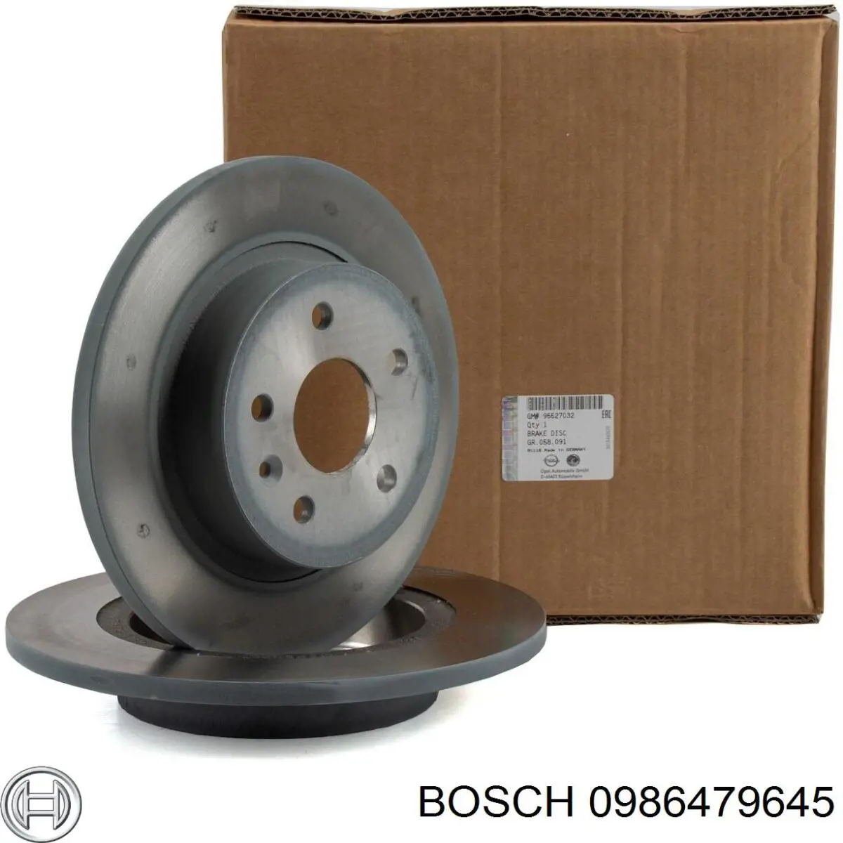 Купить 0986479645 Bosch Диск тормозной задний