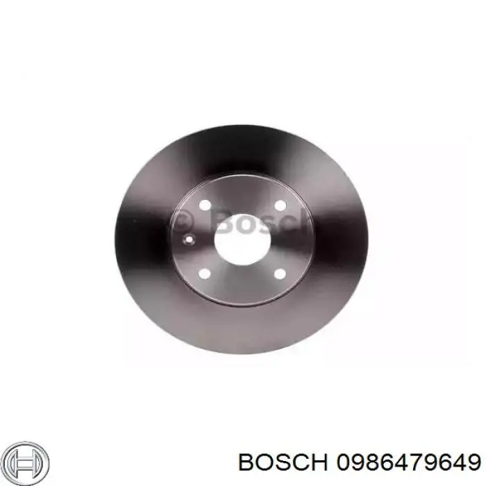 Передние тормозные диски 0986479649 Bosch