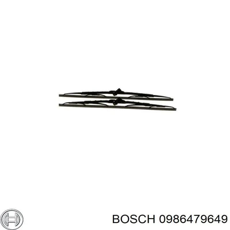 Диск гальмівний передній 0986479649 Bosch