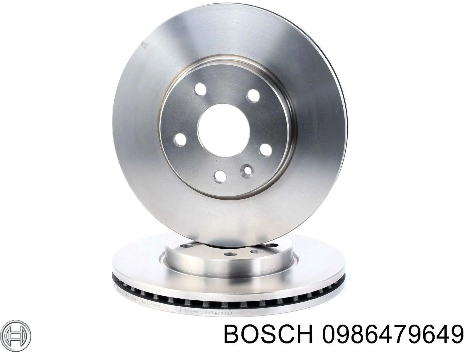 Диск гальмівний передній 0986479649 Bosch