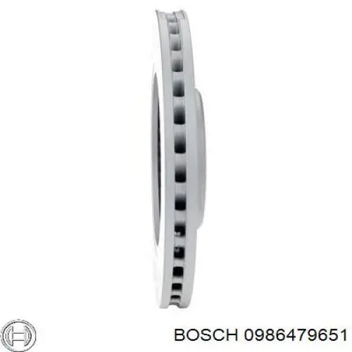 Передние тормозные диски 0986479651 Bosch