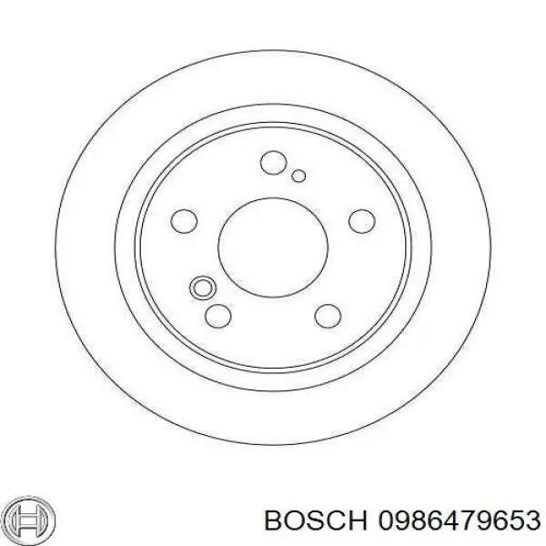 0986479653 Bosch Дисковый тормоз