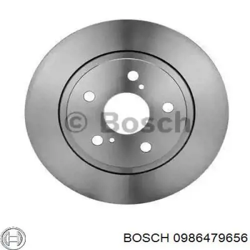 0986479656 Bosch тормозные диски