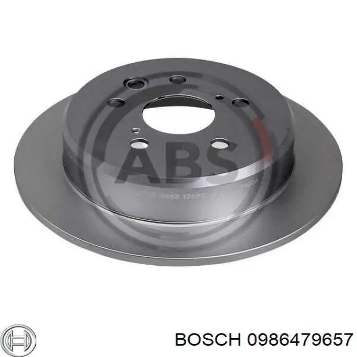 Задний тормозной диск Bosch 0986479657 цена, от 33.24 USD