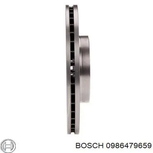 Freno de disco delantero 0986479659 Bosch