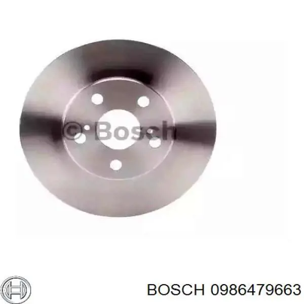 0986479663 Bosch передние тормозные диски