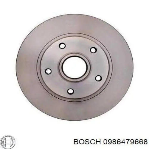 Купить 0986479668 Bosch Ротор тормозной