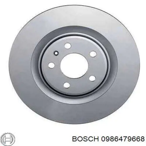Передний тормозной диск Bosch 0986479668