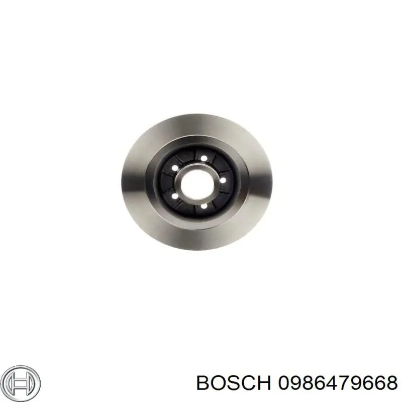 Передние тормозные диски 0986479668 Bosch