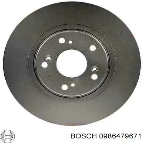Задний тормозной диск Bosch 0986479671 цена, от 65.61 USD