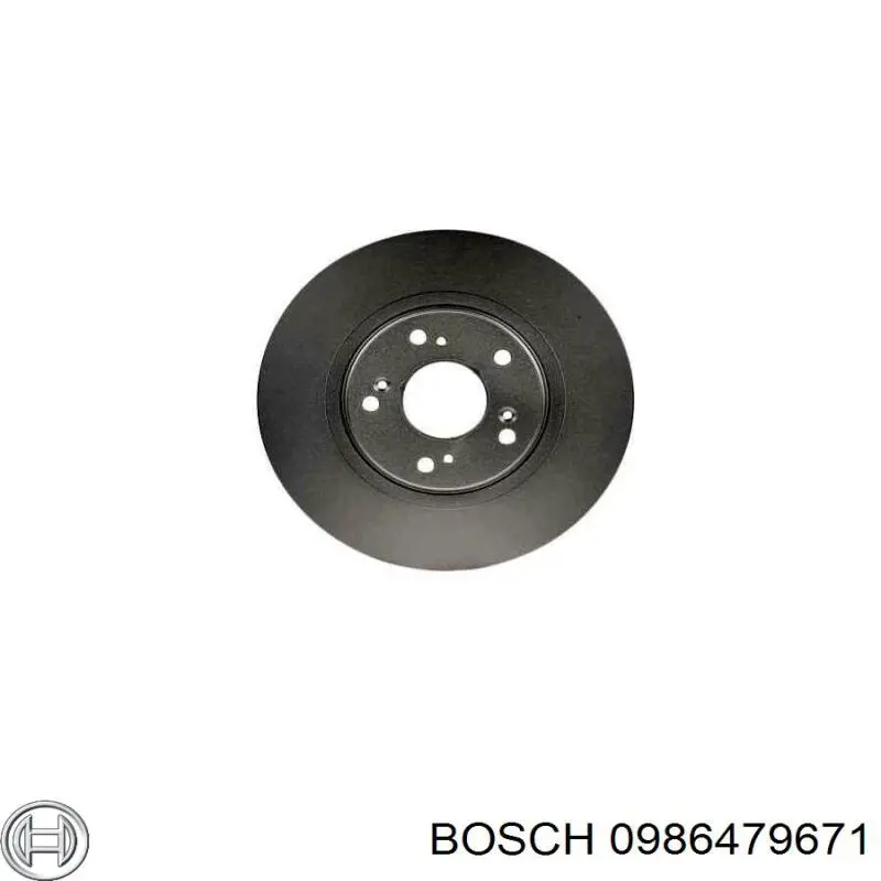 Тормозные диски 0986479671 Bosch