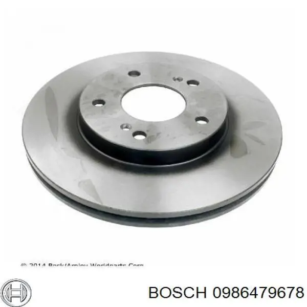 Купить 0986479678 Bosch Ротор тормозной