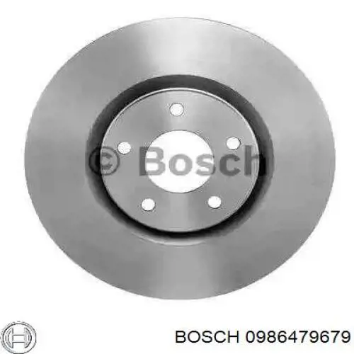 0986479679 Bosch диск тормозной передний