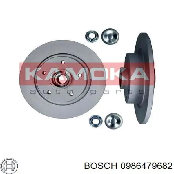Тормозные диски 0986479682 Bosch