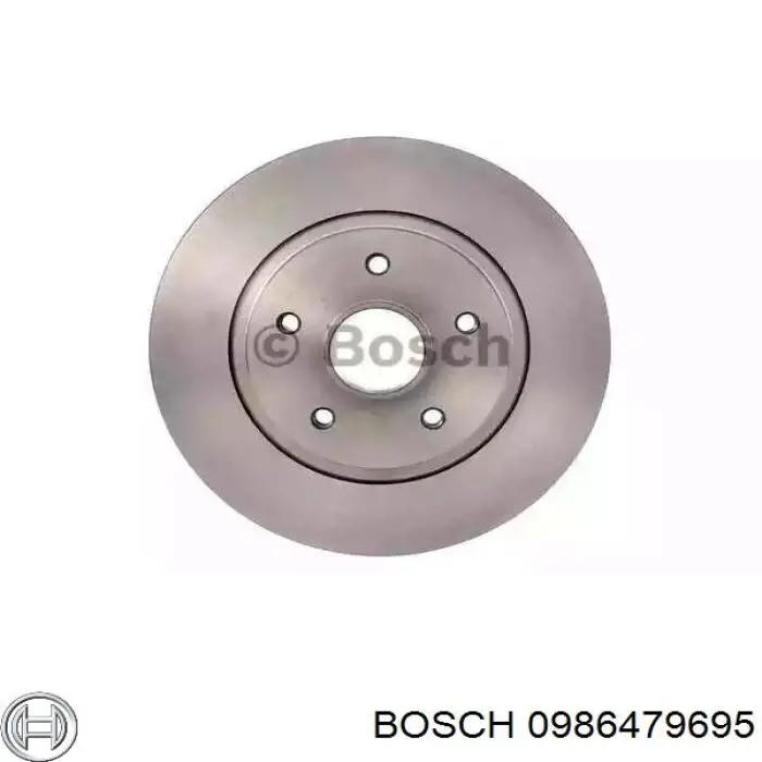 0986479695 Bosch диск тормозной задний