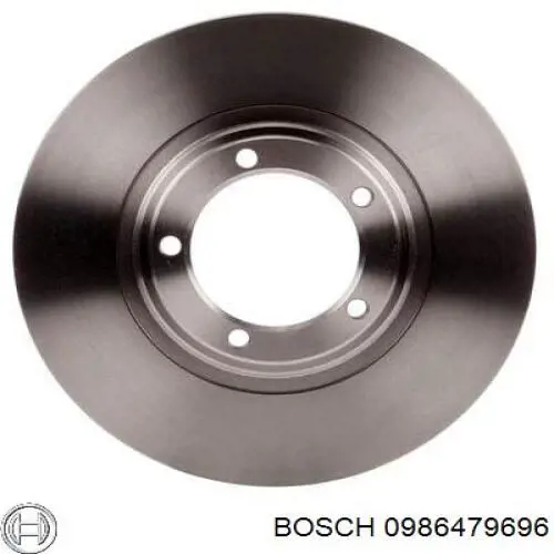 Передние тормозные диски 0986479696 Bosch
