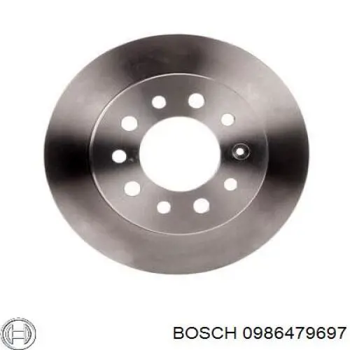 Тормозные диски 0986479697 Bosch