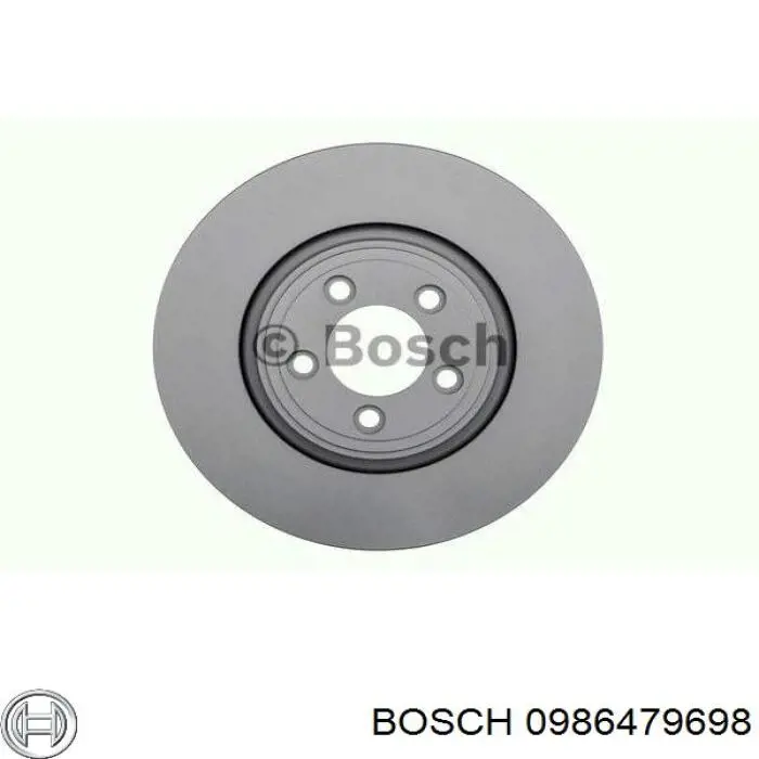 Freno de disco delantero 0986479698 Bosch